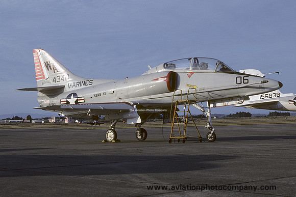 US Marines H&MS-12 Douglas TA-4F Skyhawk 154340/WA-06 (1977)