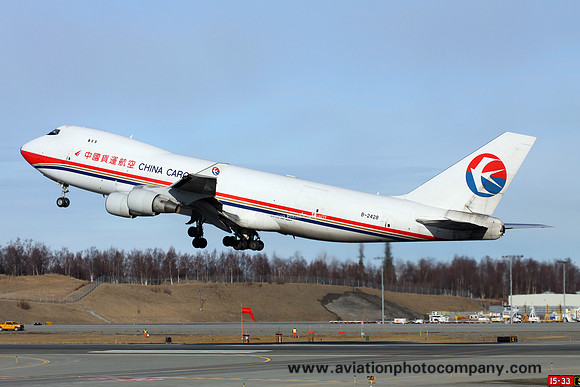 China Cargo Boeing 747-400F B-2428 at Anchorage (2016)