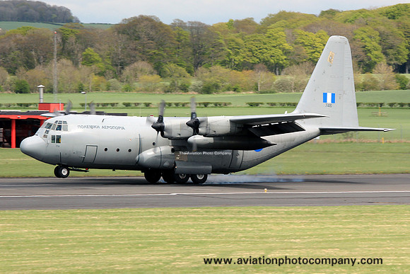 Greek Air Force 356 Mira Lockheed C-130H 746 at Prestwick (2013)