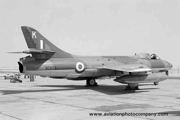RAF Khormaksar Strike Wing Hawker Hunter FGA.9 XE655/K (1967)