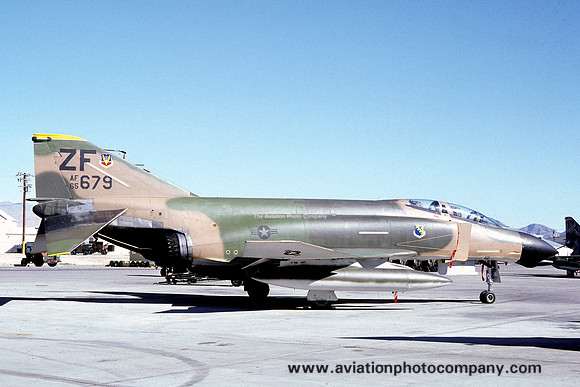 USAF 31 TFW 306 TFS McDonnell F-4D Phantom 65-0679/ZF at Nellis AFB (1981)