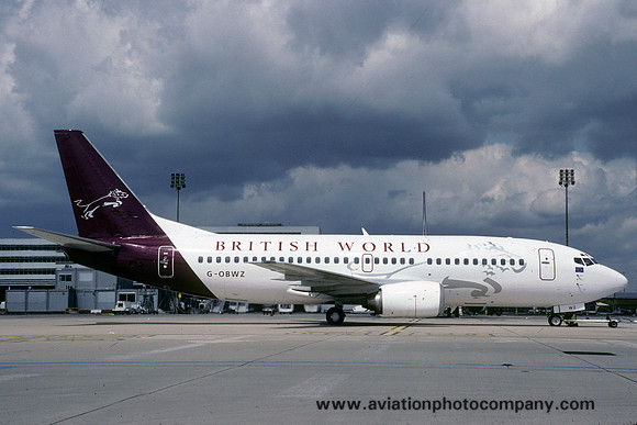 British World Boeing 737-300 G-OBWZ (2000)