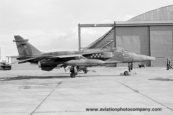 RAF 54 Squadron Sepecat Jaguar GR.1 XX724 at RAF Lossiemouth (1979)