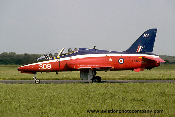 RAF 6 FTS Hawker Siddeley Hawk T.1 XX309 (1993)