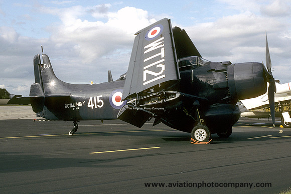 Royal Navy Fleet Air Arm Museum Douglas Skyraider AEW.1 WT121 (1993)