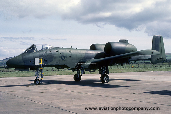 USAF 81 TFW Fairchild A-10A Thunderbolt 79-0215/W (1982)