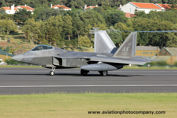 USAF 3 WG Lockheed F-22A 06-4122/AK at Lajes (2013)