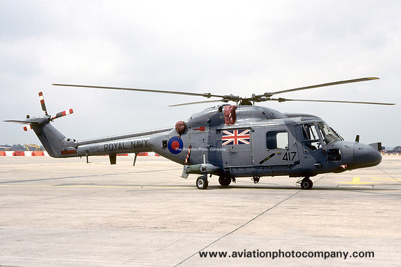 Royal Navy 815 Squadron Westland Lynx HAS.3 XZ730/417 (1990)