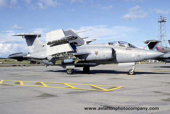 RAF 12 Squadron Blackburn Buccaneer S.2 XX885 at RAF Lossiemouth (1993)