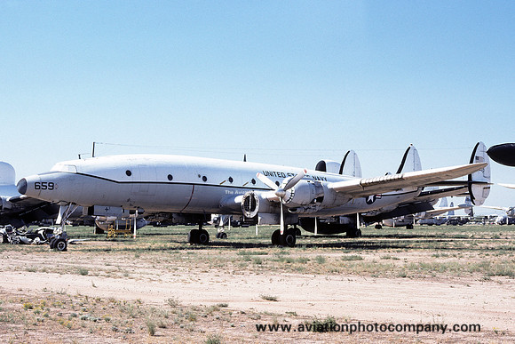 US Navy Lockheed C-121J 131659 at MASDC Davis Monthan (1978)