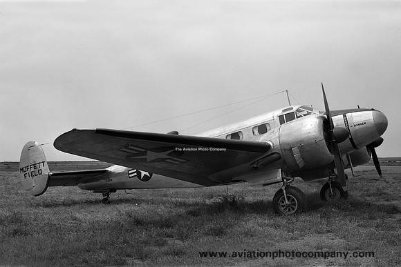 US Navy Moffett Field Beech JRB-1 Expeditor 44559