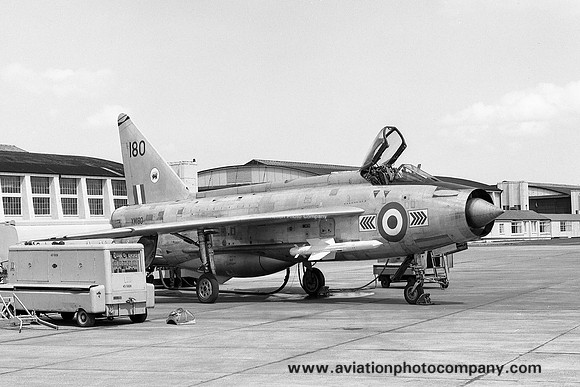 RAF 226 OCU 65 Squadron English Electric Lightning F.1A XM180 at RAF Leuchars (1971)