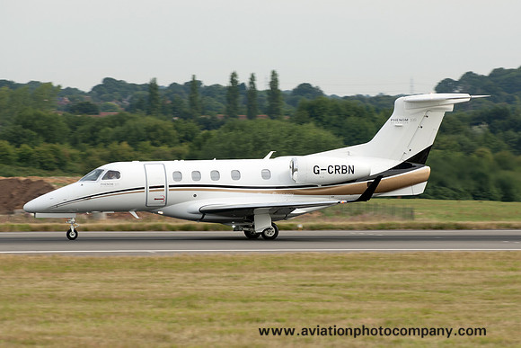 Embraer Phenom 500 G-CRBN at Luton (2015)