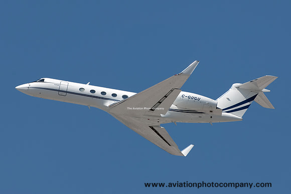 Gulfstream V C-GUGU at Los Angeles IAP (2015)