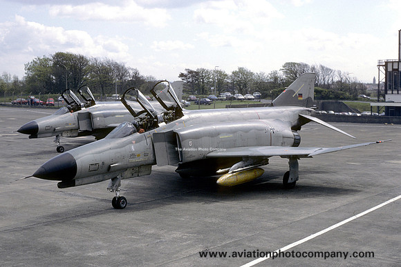 West German Air Force JG71 McDonnell F-4F Phantom 37+23 (1988)
