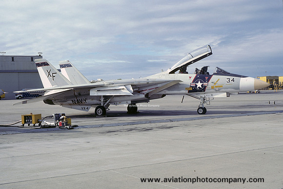 US Navy VX-4 Grumman F-14A Tomcat 159424/XF-34 (1977)