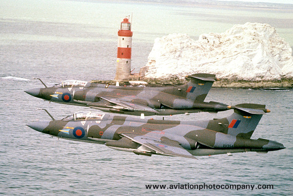 RAF 208 Squadron Blackburn Buccaneer S.2s XV354 and XV181