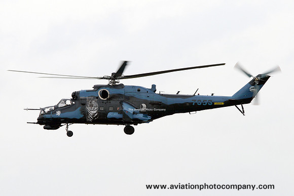 Czech Air Force Mil Mi-24V 7353 at the Volkel Airshow (2013)