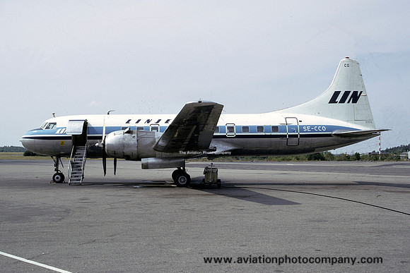 Linjeflyg Convair 440 SE-CCO (1975)