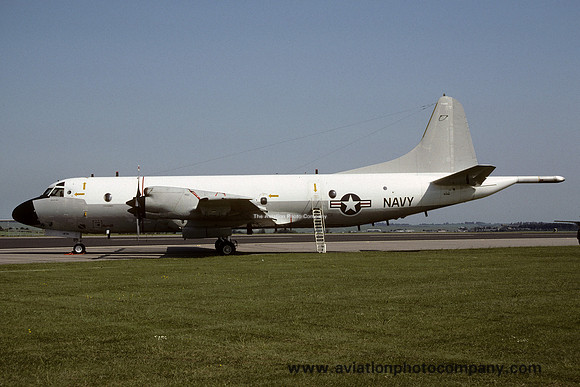 US Navy VX-1 Lockheed P-3C Orion 163006/JA-6 at the International Air Tattoo Boscombe Down (1992)
