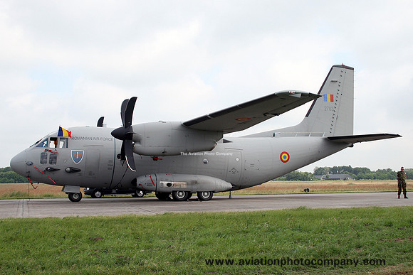 Romanian AF Baza 90 Alenia C-27J 2703 at the Volkel Airshow (2013)