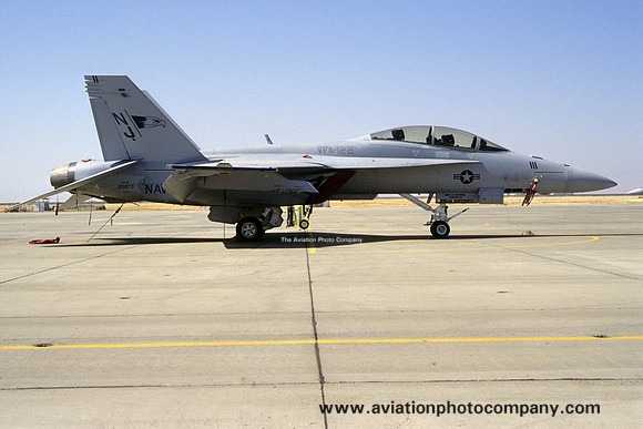 US Navy VFA-122 McDonnell Douglas F/A-18F Super Hornet 165673/NJ-111 (2000)