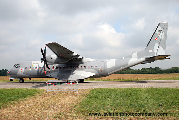 Polish Air Force 13 ELTr CASA C-295M 024 at the Volkel Airshow (2013)