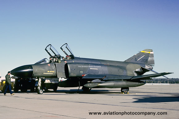 USAF Georgia ANG 128 TFS McDonnell F-4D Phantom 66-8808 (1984)