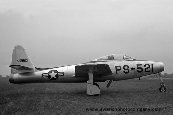 USAF Republic F-84B Thunderjet 45-59521