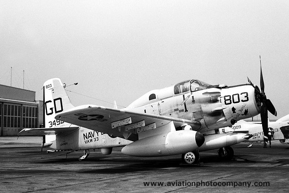 US Navy VAW-33 Douglas EA-1F Skyraider 134984/GD-803 (1965)
