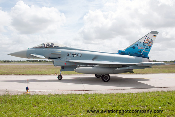 German Air Force JBG31 Eurofighter EF-2000 31+00 at the Phantom Pharewell Wittmund (2013)