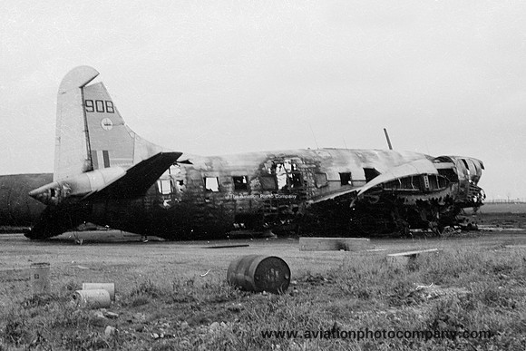 RAF Vickers Varsity T.1 WJ908 at Manston (1973)