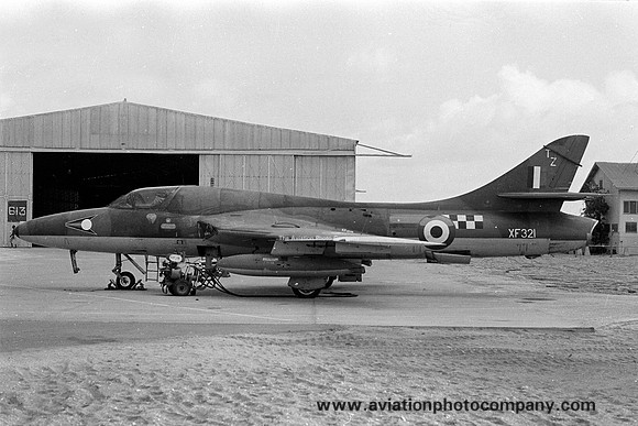 RAF 1417 Flight Hawker Hunter T.7 XF321 (1966)
