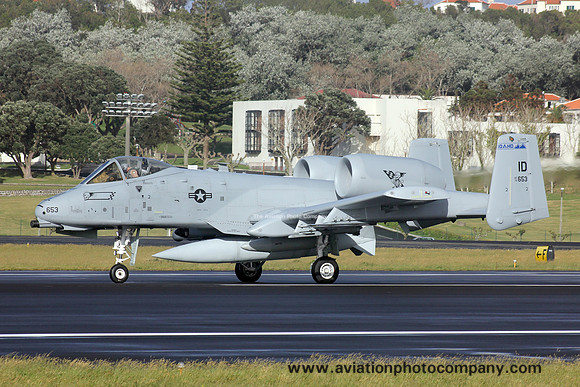 USAF Idaho ANG 190 FS Fairchild A-10C 78-0653/ID at Lajes (2016)