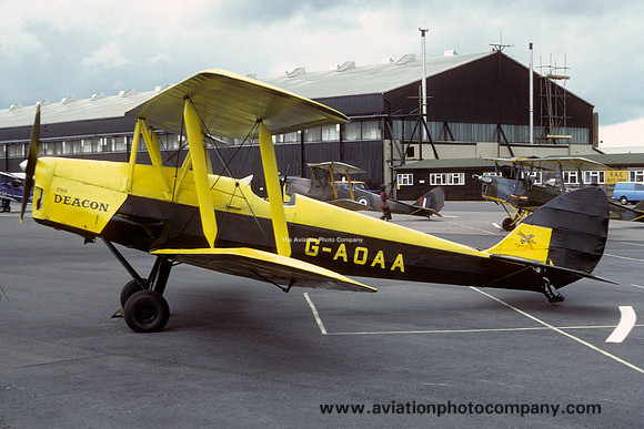 De Havilland DH82A Tiger Moth G-AOAA 'The Deacon' (1982)