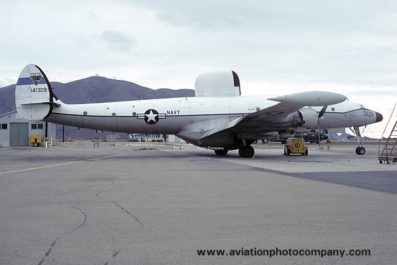 US Navy PMTC Lockheed EC-121K Warning Star 141309 at Point Mugu (1977)