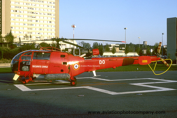 French Securite Civile Sud Alouette III "DO" (1984)