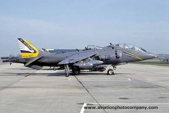 Royal Navy 899 Squadron HS Harrier T.4 ZB603 (1993)