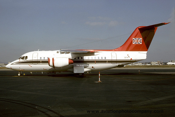 RAF 32 Squadron BAe 146 CC.2 ZE701 at Rhein Main (1993)