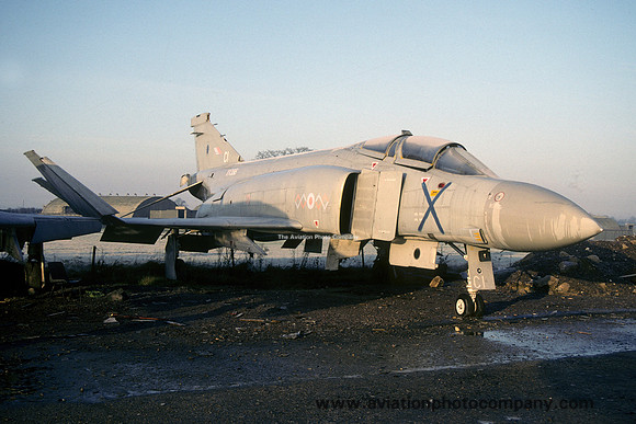 RAF McDonnell F-4M Phantom FGR.2 XV398 dumped at RAF Wattisham (1992)