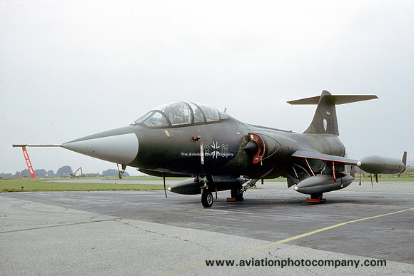 West German Air Force LVR1 Lockheed TF-104G Starfighter 28+01 (1987)