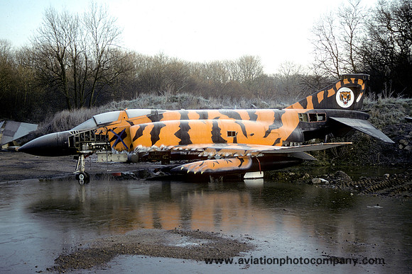 RAF McDonnell F-4M Phantom FGR.2 XV404 dumped at RAF Wattisham (1992)