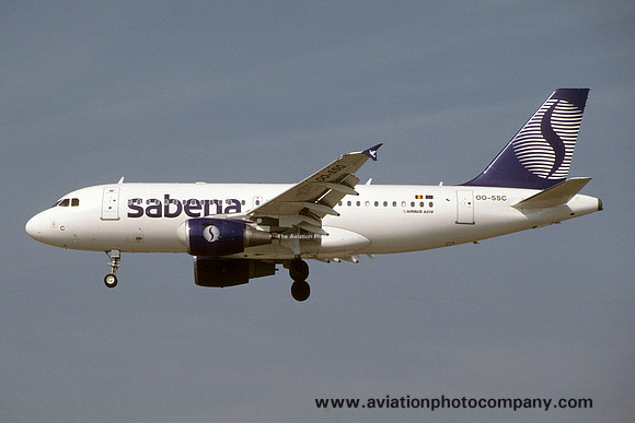 Sabena Airbus A319-100 OO-SSC (2000)