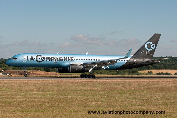 La Compagnie Boeing 757-200 F-HCIE at Luton (2015)