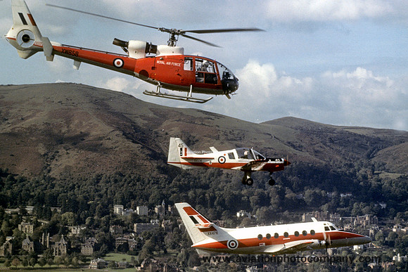 RAF Westland Gazelle, SAL Bulldog and HP Jetstream
