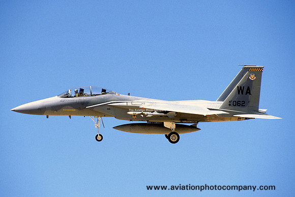 USAF 57 FW McDonnell Douglas F-15D Eagle 81-0062/WA at Nellis AFB (2000)