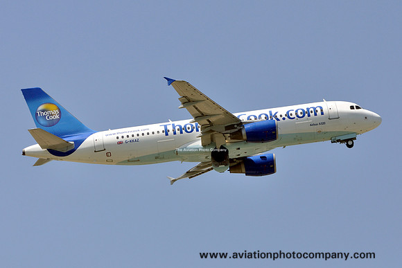 Thomas Cook Airbus A320-200 G-KKAZ at Manchester (2013)