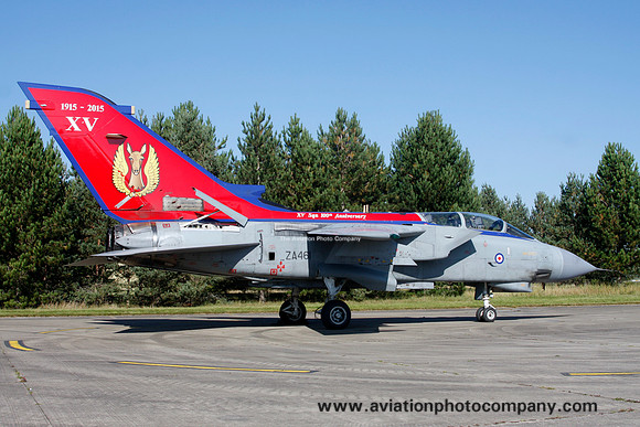 RAF 15 Squadron Panavia Tornado GR.4 ZA461 at RAF Marham (2015)