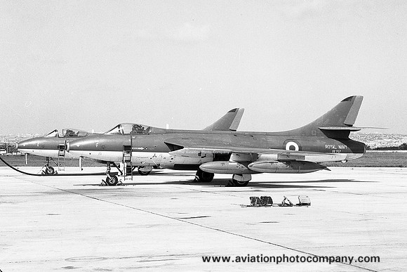 Royal Navy Hawker Hunter GA.11 XE707 at Luqa