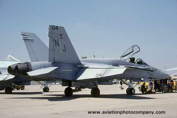 US Navy VFA-125 McDonnell Douglas F/A-18C Hornet 163995/NJ-504 (1990)